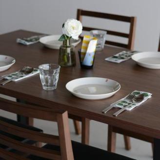 DT02 ウレタン DCゴーダ オールマイティブラック ウォールナット 5点 ダイニングセット