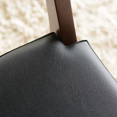 DCゴーダ ダイニングチェア ウォールナット オールマイティブラック 1脚 単品 チェア 椅子