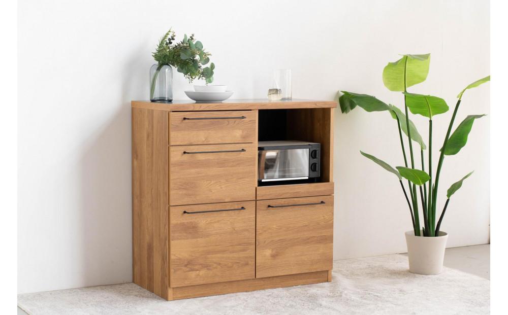 シェイド 90カウンター 幅90 高さ90 ミックスカラーでナチュラルシックなキッチンカウンター