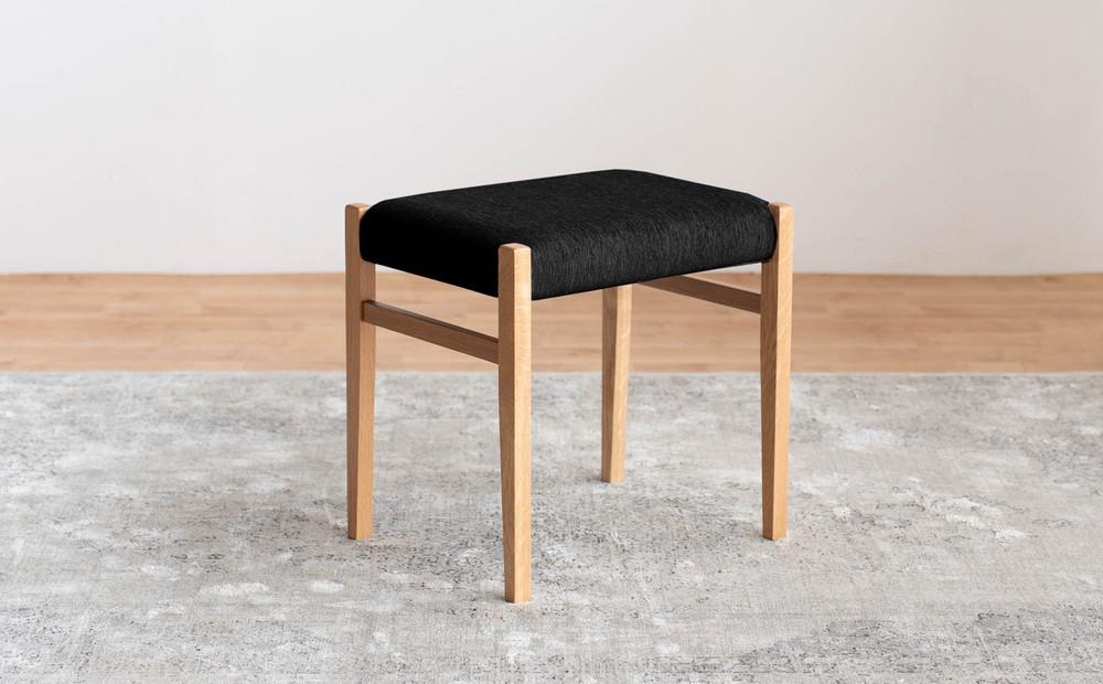 STジャンブル01 スツール オーク アネルカブラック 1脚 単品 チェア 椅子
