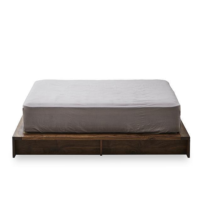 ベッドフレーム カゲヌイ ダブル【ウォールナット】