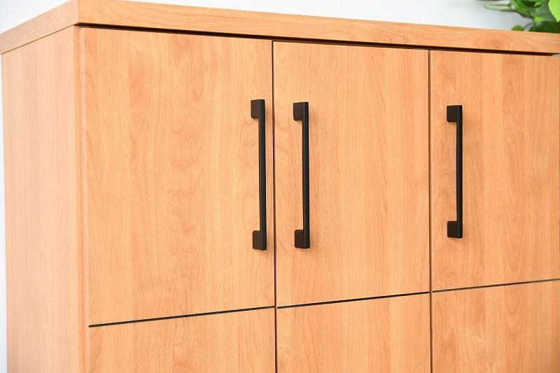 家具 靴 収納 玄関収納 幅80cm シューズボックス ラック 高さ 低め ロータイプ【ナチュラル】