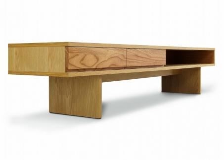 【大川家具】 開梱設置 200cm TVボード ホワイトオーク センダン材 国産材 キルト