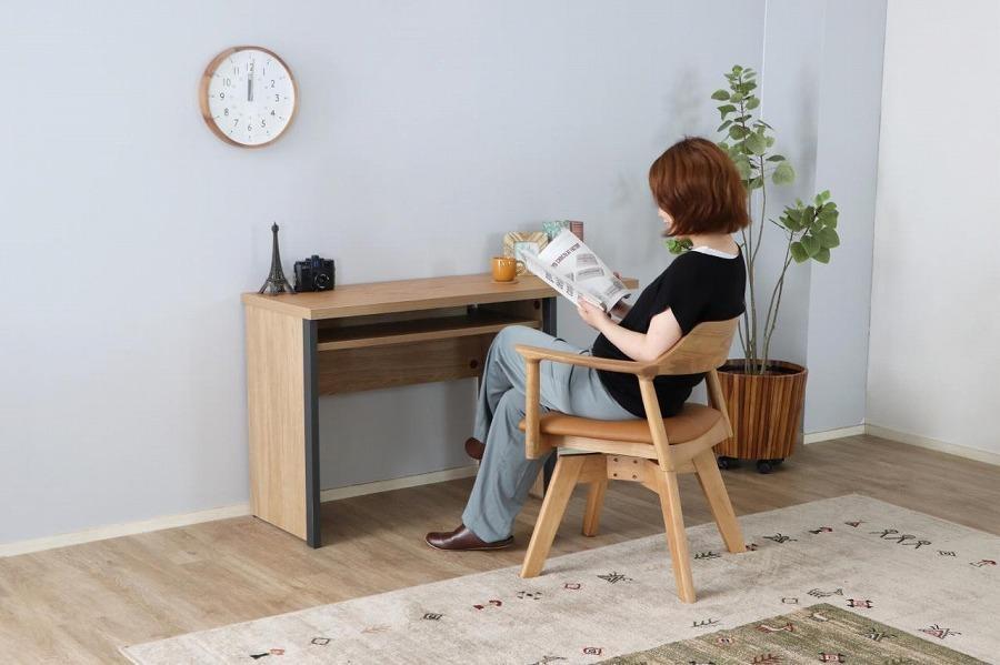 東馬家具 センダン シンプルデスク（左右兼用）