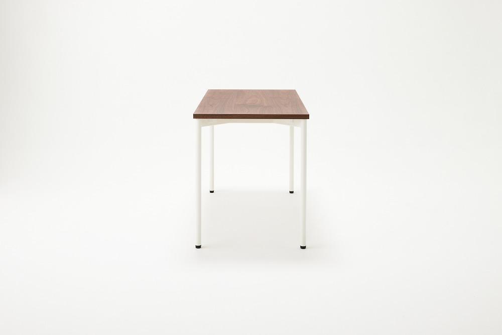 パソコンデスク シンプル デスク WAAKdesk TypeA 120 天板ウォールナット | 脚ホワイト