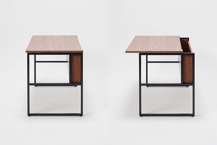 パソコンデスク リモートワーク ウォールナット 120×60 WAAKstation2WN 1206