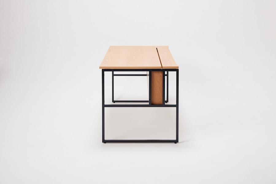 パソコンデスク リモートワーク オーク 120 シェルフ大付 WAAKstation2OK 1207 shelf