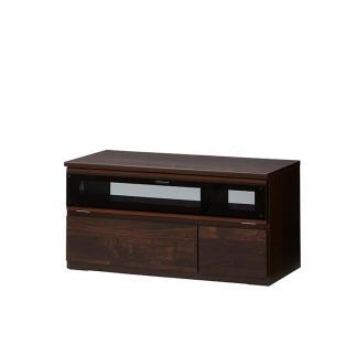 テレビボード 幅90☆コンパクト ローボード シンプル　カラー：BR