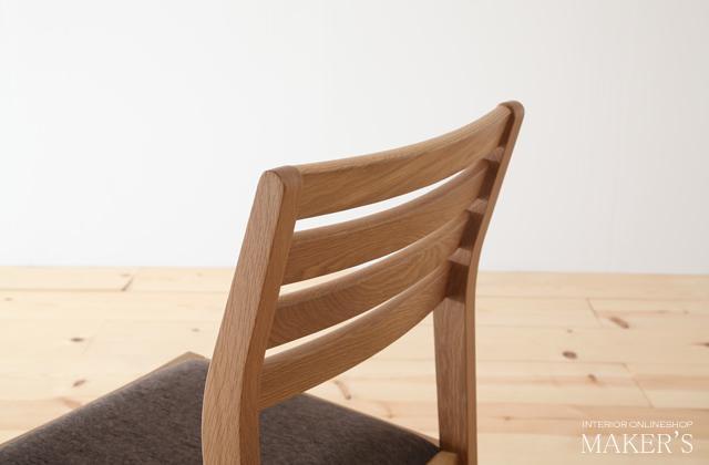 ダイニングチェア ノルディカB オーク無垢材【福岡県・辻製作所】