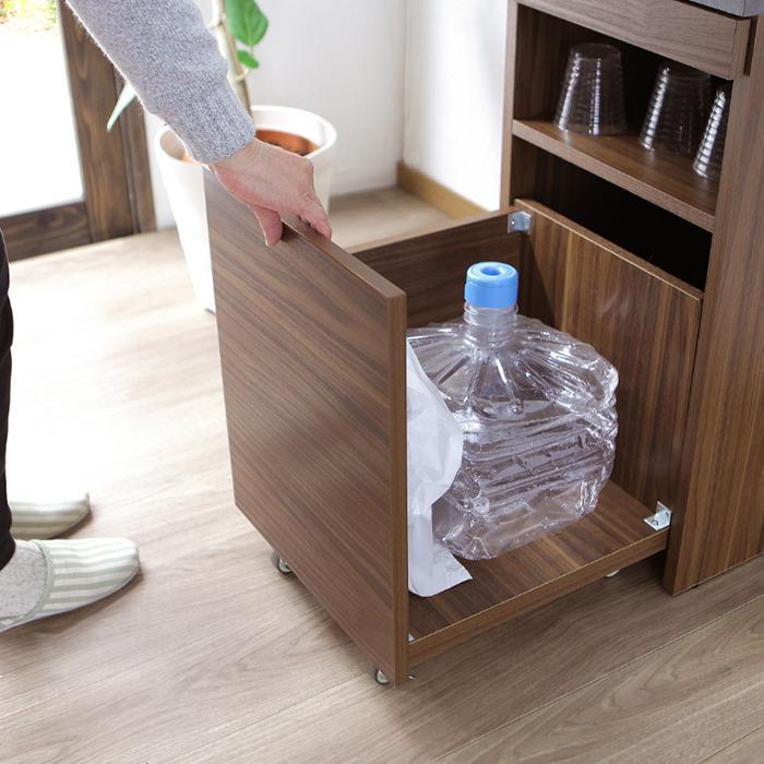 ウォーターサーバー台【ブラウン ウォールナット柄】