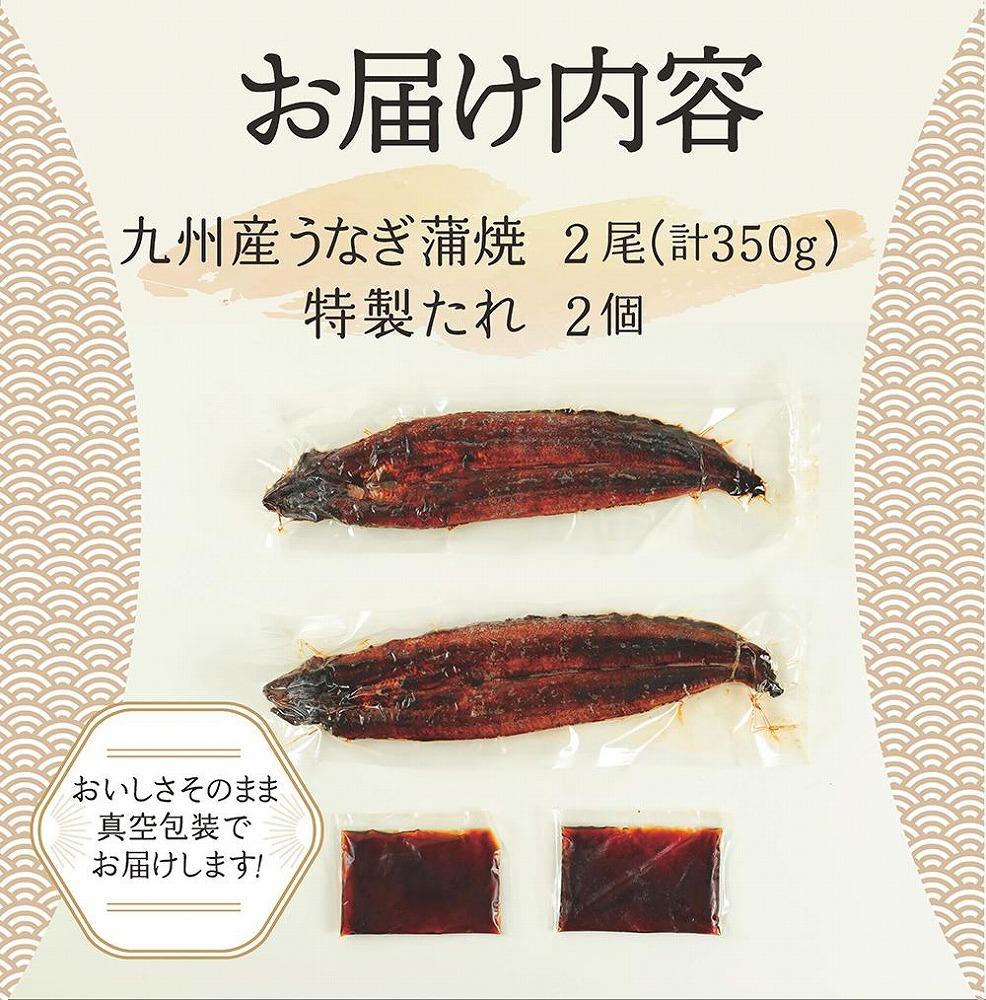 国産 うなぎ蒲焼 2尾 約350g