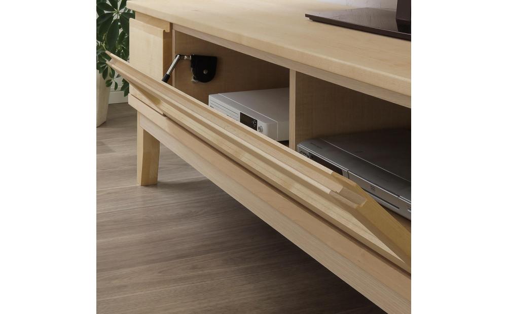 大川家具 幅153cm テレビボード 無垢材 -lahm-ラーム
