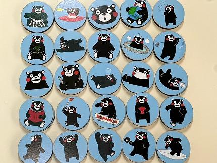 神経衰弱ゲーム(くまモンバージョン)【25組×50枚】記憶力を鍛える木育おもちゃ
