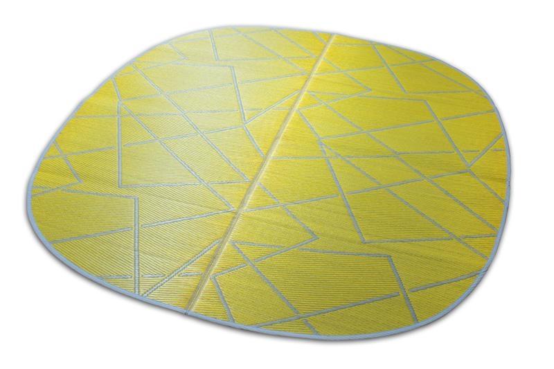 OTO い草ラグ(L)190×190cm【ZIG-ZAG YE】