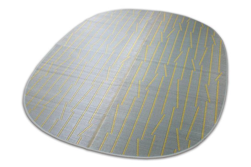 OTO い草ラグ(LL)190×240cm【POKI-POKI GY】