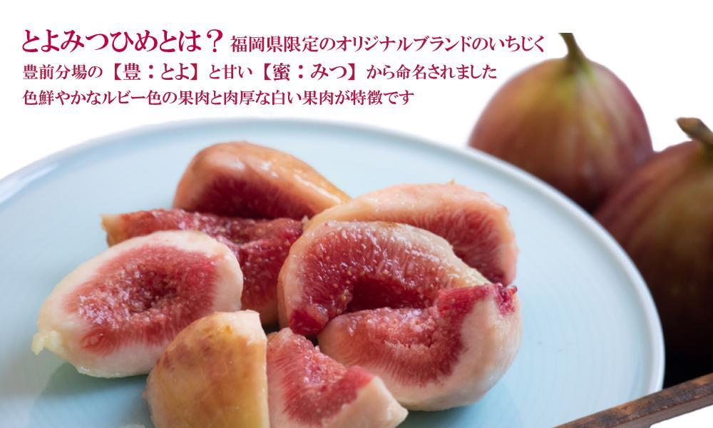 【福岡限定ブランド】いちじく とよみつひめ 300g×4パック (約1.2kg)