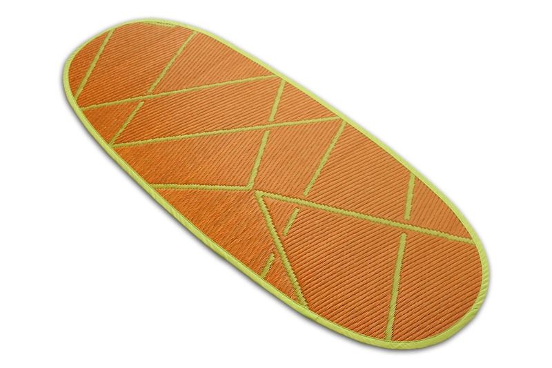 OTO い草ドアマット 48×120cm【ZIG-ZAG OR】