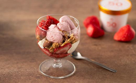 武下さんちのあまおう50％ミルクジェラート12カップギフト 濃厚なのに後味さっぱり ご家族5、6名様向け