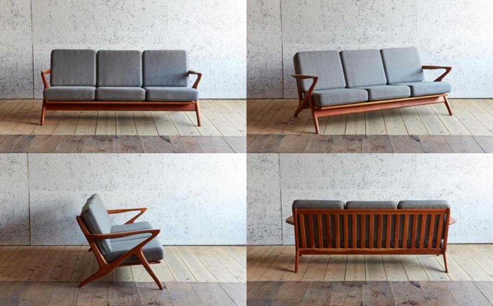 バナード 3Pソファー 掛け心地・触り心地にこだわった、ナカヤマ・ナイズドの北欧デザインを国産でお手元へ。