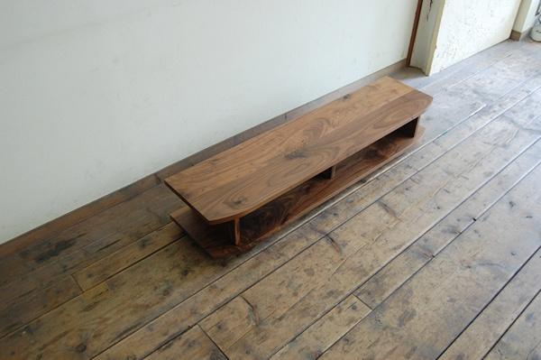 【無垢材のコンパクトテレビ台】miniテレビボード 120 ウォールナット