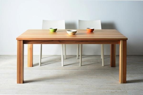 【大分県天領日田杉だけで作る】モリダイニングテーブル 120 国産杉