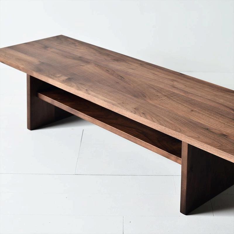 シンプルでおしゃれなテレビボード　konojiＴＶボード120／ウォールナット　テレビ台　無垢材　天然木　ロータイプ　完成品　ローボード　ローテーブル　センターテーブル　パソコンデスク　本棚