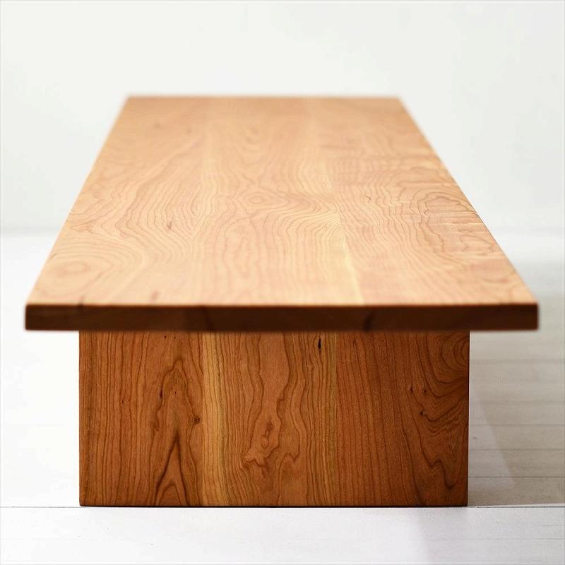 シンプルでおしゃれなテレビボード　konojiＴＶボード120／チェリー　テレビ台　無垢材　天然木　ロータイプ　完成品　ローボード　ローテーブル　センターテーブル　パソコンデスク　本棚