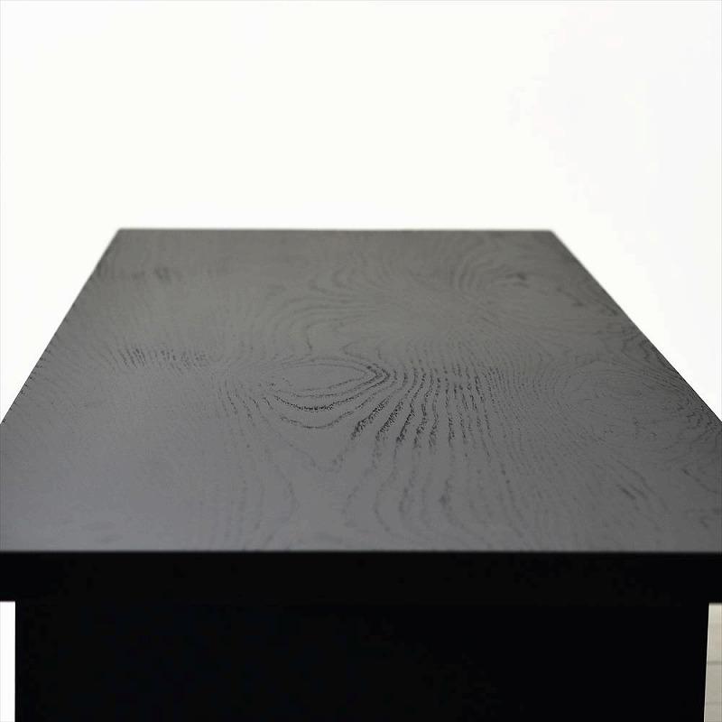 シンプルでおしゃれなテレビボード　konojiＴＶボード90／ブラック　テレビ台　無垢材　天然木　ロータイプ　完成品　ローボード　ローテーブル　センターテーブル　パソコンデスク　本棚