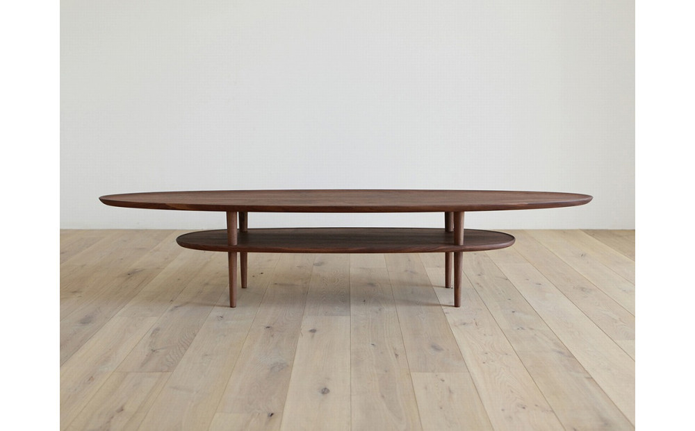 BORDO Oval Table 105 walnut