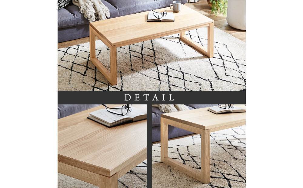 【大川家具】無垢材　センターテーブル　凛　四角脚　幅800【設置付き】MP