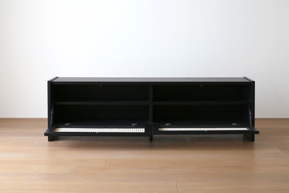 【開梱設置】高野木工 ブレス 150ローボード ブラック【10年保証】