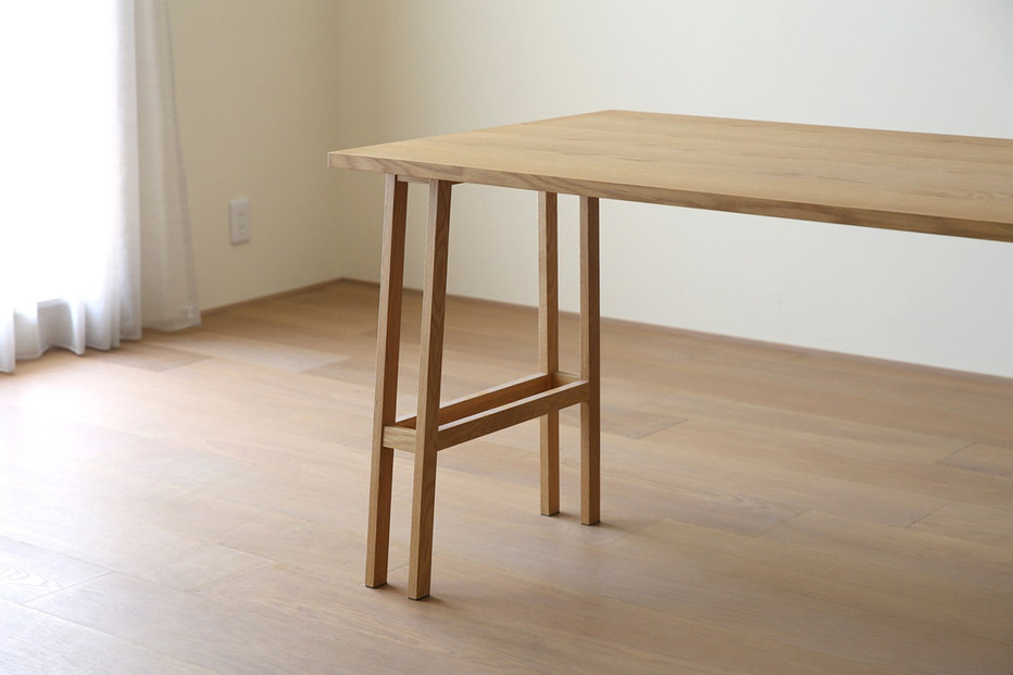 【開梱設置】高野木工 プレーンデスク SET8 オーク（W130×D60cm）【10年保証】