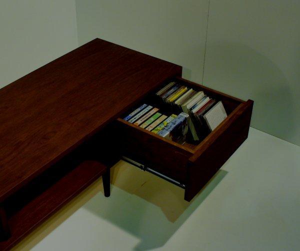 【180TVボード　ウォールナット 180cm tv04】シャープでおしゃれな天然木ツキ板のテレビボード＜ウォールナット材ツキ板　オイルフィニッシュ＞