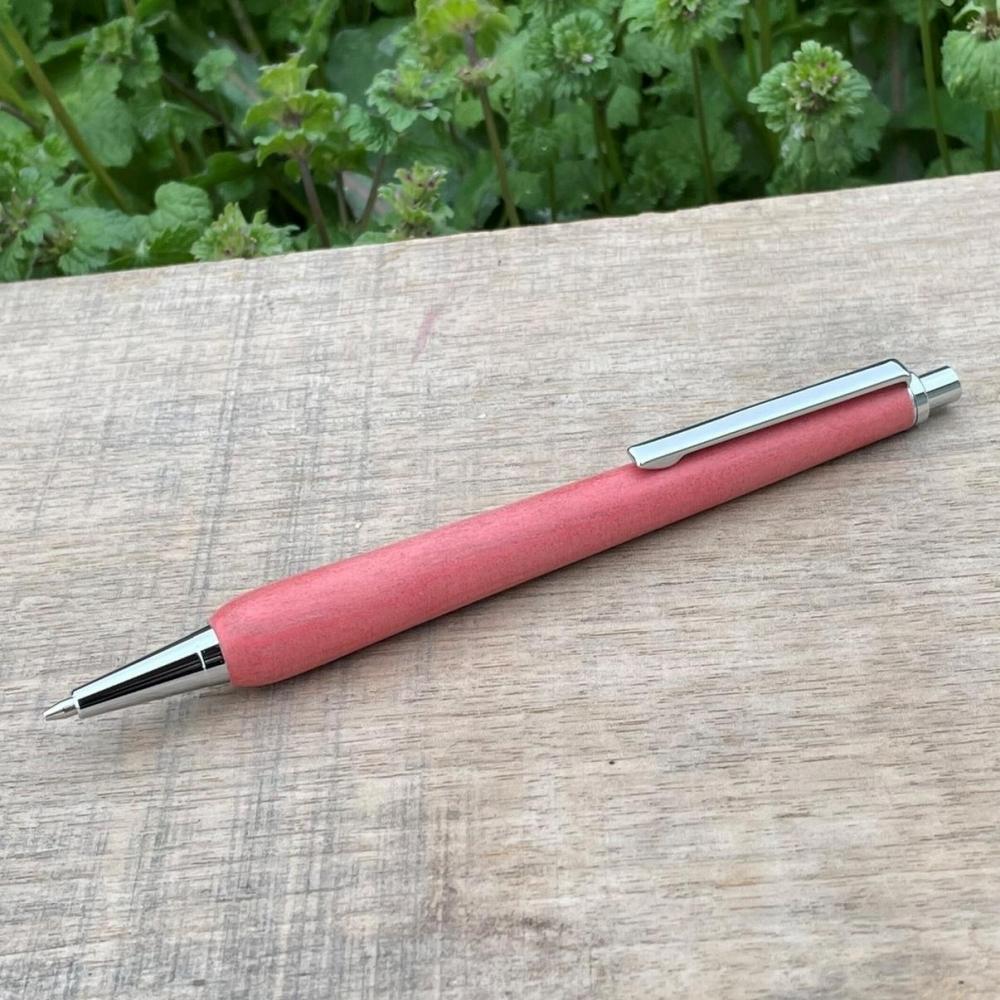 Slim 木軸シャープペンシル（ピンクアイボリー）木製シャーペン木軸 シャーペン 入学祝い 卒業祝い 合格祝い 就職祝い 贈り物 プレゼント 父の日 母の日 MUKU屋 MUFactory