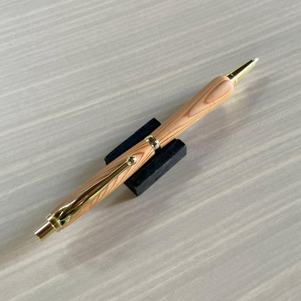 2Pice 木軸シャープペンシル0.5mm (屋久杉) ゴールド金具 MUKU屋