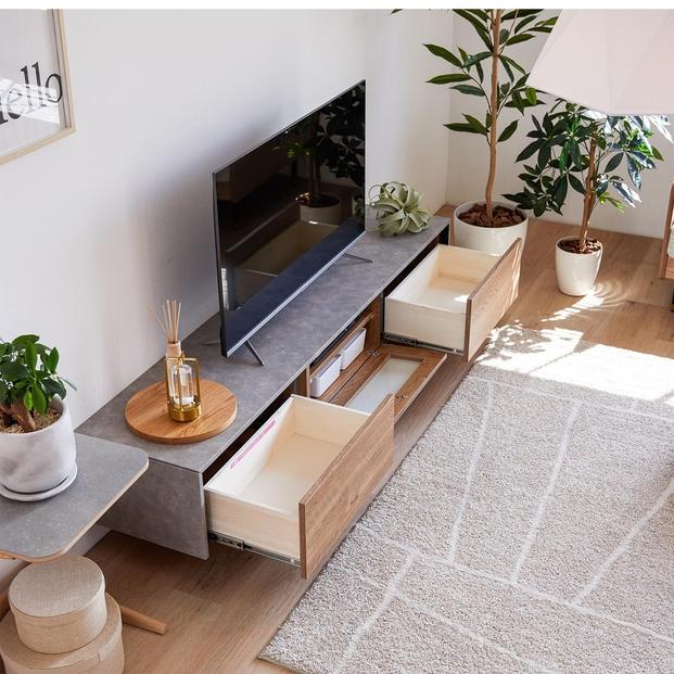 Ruler2 ルーラー2 テレビボード ローボード 幅220cm テレビ台 【モーブル】【大川家具】