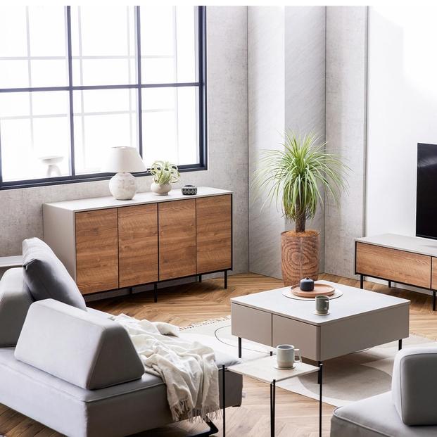 Leo レオ サイドボード 幅145cm リビング収納 【モーブル】【大川家具】