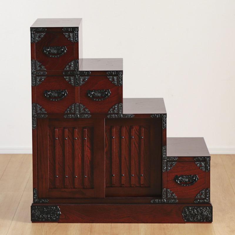 【吉野民芸 30階段箪笥 右下がり】★創業明治40年老舗「境木工」熟練の職人の手により1つ1つ丁寧に作り上げる伝統工芸品「吉野民芸家具」