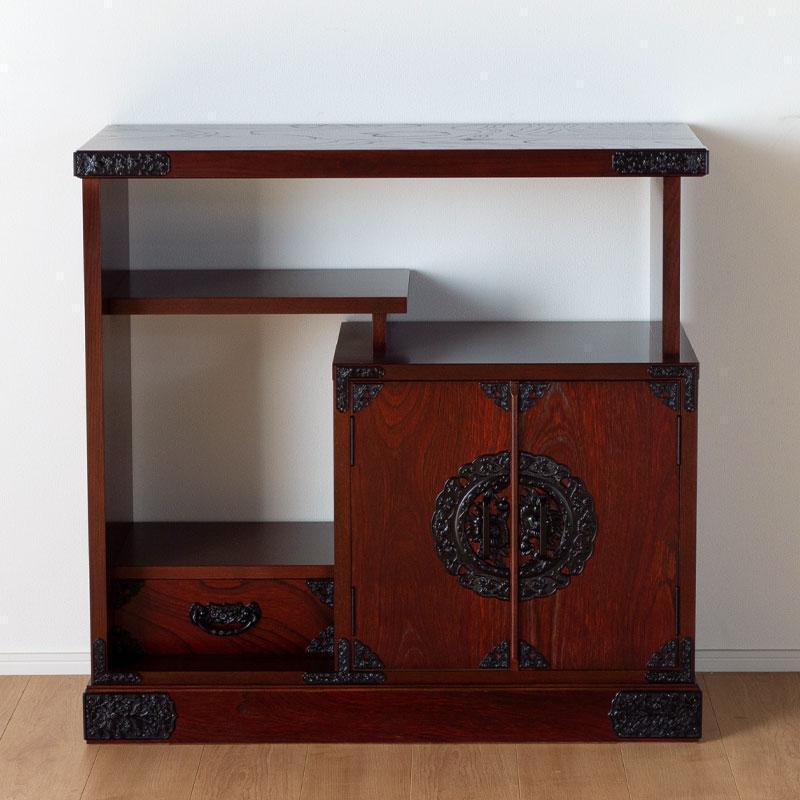 【吉野民芸 30茶棚タンス】★創業明治40年老舗「境木工」熟練の職人の手により1つ1つ丁寧に作り上げる伝統工芸品「吉野民芸家具」