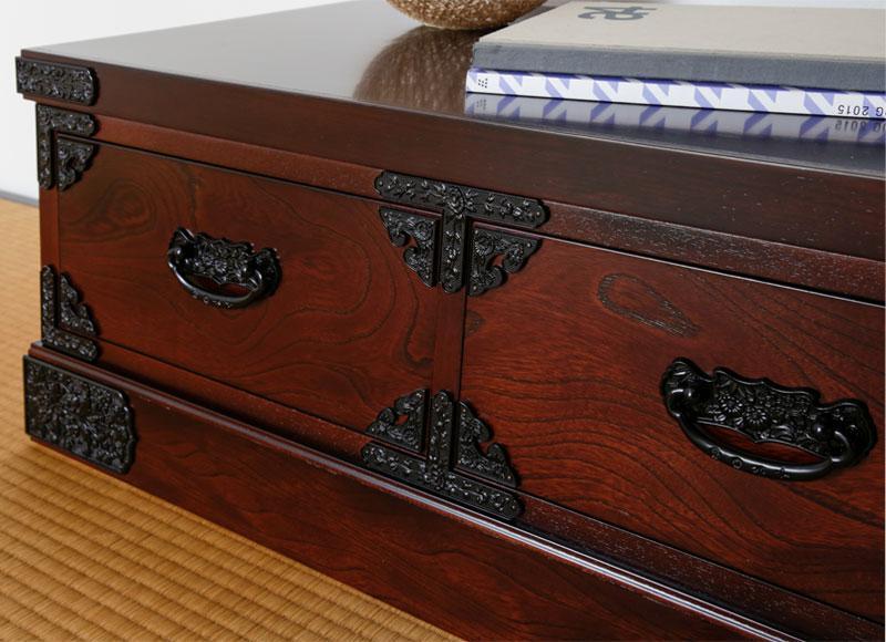 【吉野民芸 120-1チェスト】★創業明治40年老舗「境木工」熟練の職人の手により1つ1つ丁寧に作り上げる伝統工芸品「吉野民芸家具」