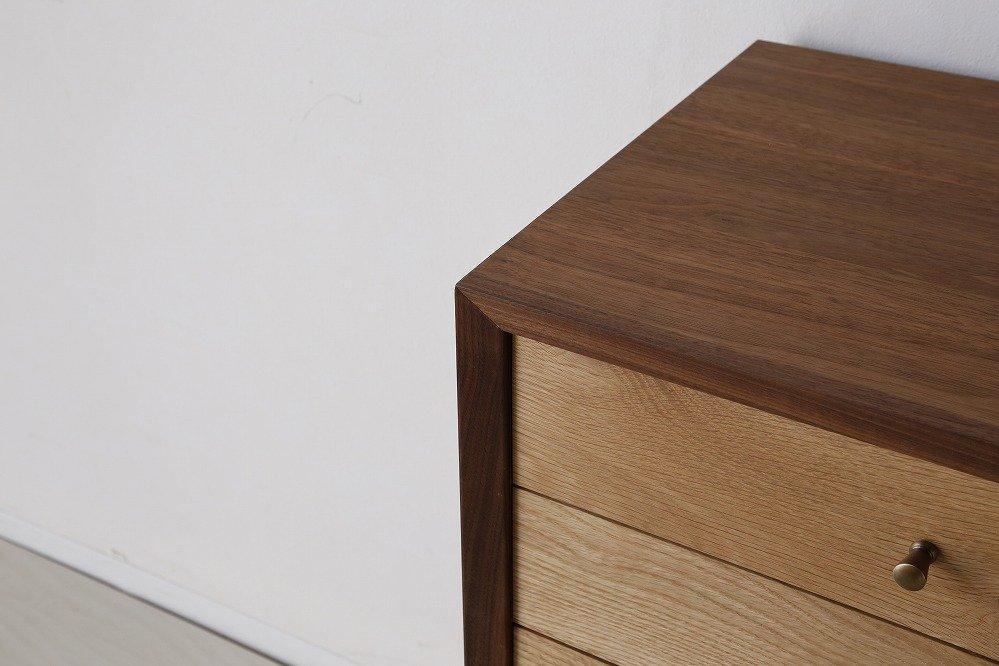 【GRAPPA／グラッパ 50リビングハイチェストWN×WO】★人気の木材を使ったナチュラルな雰囲気でシンプルなデザインのチェスト