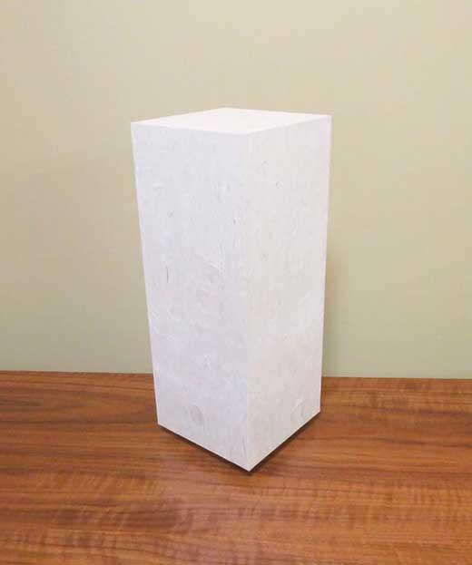 アクリル行灯 Lサイズ 名尾和紙使用 楮繊維入り落水紙 LED電球