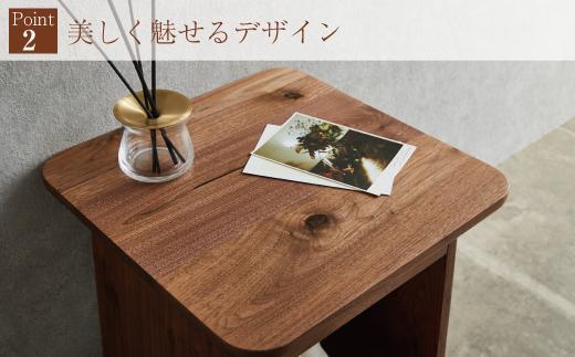 【BENCA】ROOIBOS サイドテーブル（ウォールナット）