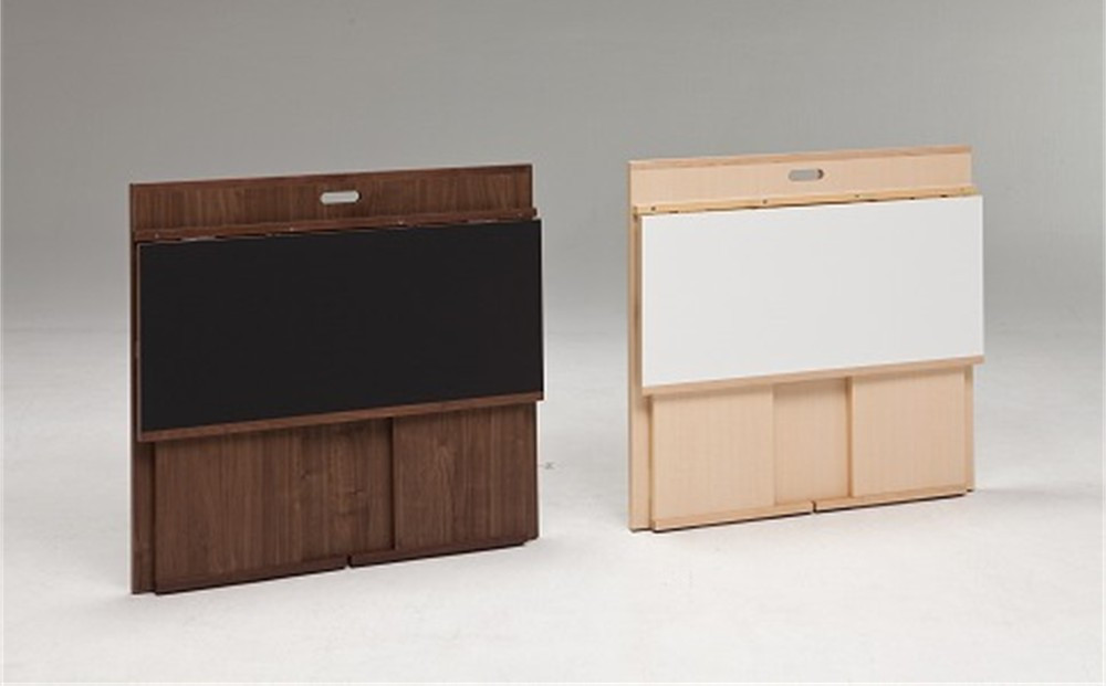 折り畳みデスク　パタン　ブラウン色