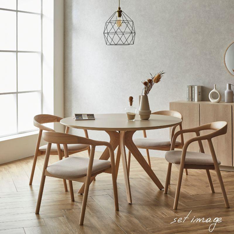 【 ME 】120cmラウンドテーブル(K-6203KN)【脚NEWcolor white】