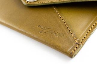 maf pinto 薄型名刺入れ レザーカードケース オリーブ