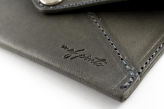 maf pinto 薄型名刺入れ レザーカードケース グレー