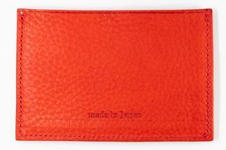 maf pinto レザーカードケース レッド シュリンク