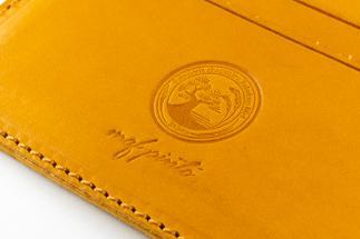 maf pinto レザーカードケース イエロー