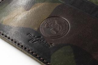 maf pinto レザーカードケース カモフラージュ ダーク